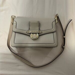 Michael Kors Light Pink Leather Crossbody Bag